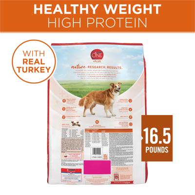 +Plus Adult High-Protein Healthy Weight Formula Turkey Formula Dry Dog Food, 16.5-lb bag