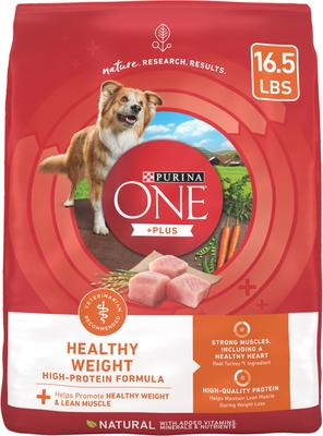 +Plus Adult High-Protein Healthy Weight Formula Turkey Formula Dry Dog Food, 16.5-lb bag
