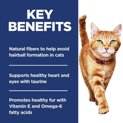 Adult Hairball Control Light Weight Management Dry Cat Food, 15.5-lb bag