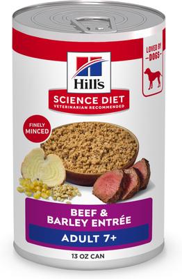Bundle: Hill's Science Diet Chicken & Barley Entree + 7+ Beef & Barley Entree Canned Dog Food
