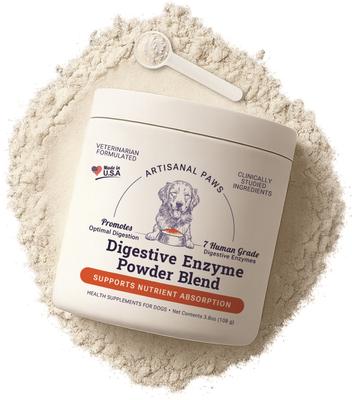 Digestive Enzyme Support Formula Powder Supplement for Dogs, 3.8-oz jar