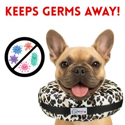 Stuffed Not Inflatable Dog & Cat Recovery Collar, Camo, Small