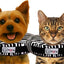 Stuffed Not Inflatable Dog & Cat Recovery Collar, Zebra, Large