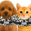 Stuffed Not Inflatable Dog & Cat Recovery Collar, Cheetah, Medium