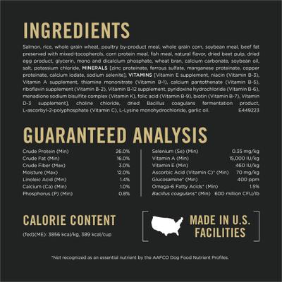 Adult Shredded Blend Salmon & Rice Formula Dry Dog Food, 5-lb bag