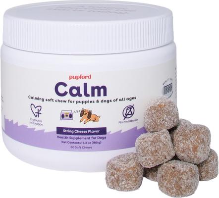 Calming String Cheese Flavored Soft Chew Calming Supplement for Puppies, 60 count