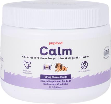Calming String Cheese Flavored Soft Chew Calming Supplement for Puppies, 60 count