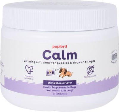 Calming String Cheese Flavored Soft Chew Calming Supplement for Puppies, 60 count