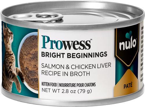 Prowess Bright Beginnings Variety Pack Kitten Wet Cat Food 2.8-oz can, case of 12