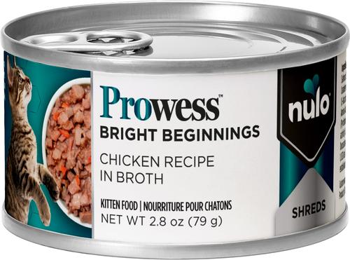 Prowess Bright Beginnings Variety Pack Kitten Wet Cat Food 2.8-oz can, case of 12