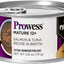 Prowess Mature 12+ Salmon & Tuna Pate in Broth Senior Wet Cat Food, 2.8-oz can, case of 4