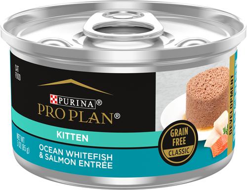 Grain-Free Chicken & Liver & Ocean Whitefish & Salmon Variety Pack Wet Kitten Food, 3-oz can, case of 24