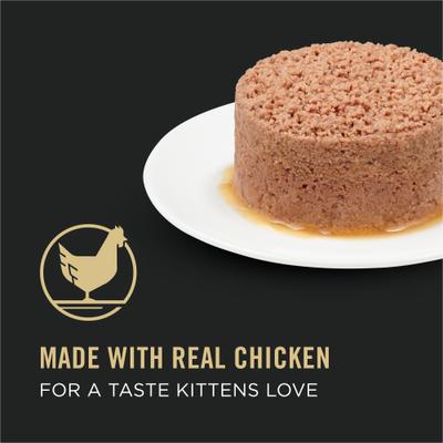 Classic Chicken Grain-Free Kitten Entree Canned Cat Food, 3-oz, case of 24