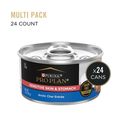 Focus Sensitive Skin & Stomach Classic Arctic Char Grain-Free Entree Canned Cat Food, 3-oz can, case of 24