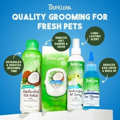 Wax, Debris, & Odor Remover Ear Cleaning Wipes for Dog & Cats, 50 count