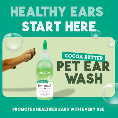 Alcohol Free Ear Wash for Dogs, 4-fl oz bottle