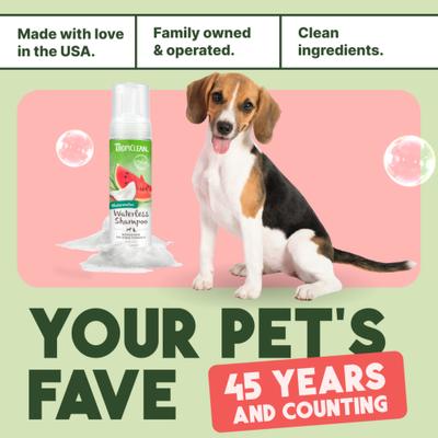 Watermelon Waterless Dog & Cat Shampoo, 7.4-fl oz bottle