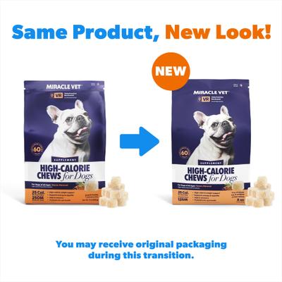 Masticables blandos 3 en 1 para aumentar de peso y con alto contenido calórico para perros, bolsa de 226 g