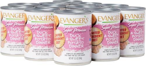 Super Premium Duck & Sweet Potato Dinner Canned Dog Food, 12.5-oz, case of 12