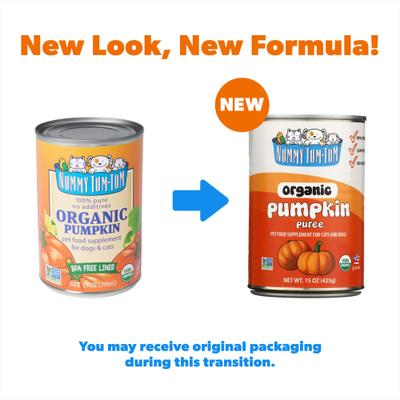 Pure Organic Pumpkin Canned Dog & Cat Food Supplement, 15-oz, case of 12