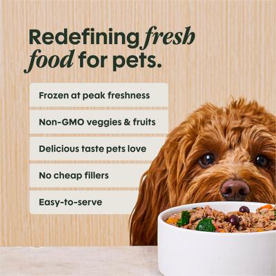 Comida para perros FreshRaw Meals Variety Pack, 8 oz, caja de 6