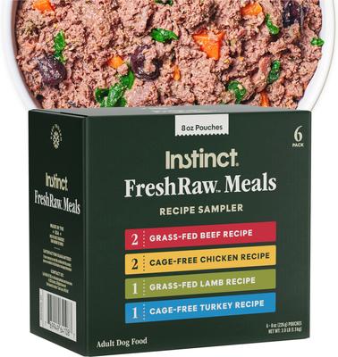 FreshRaw Meals Grain-Free Grass-Fed Lamb Recipe Dog Food, 16-oz, case of 6