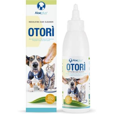 Limpiador de oídos Otorì Resolutive para perros y gatos, botella de 118 ml