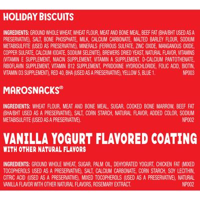 12 Days of Woofmas Countdown Calendar Beef & Peanut Butter Crunchy Adult Dog Treats, 2.85-oz box