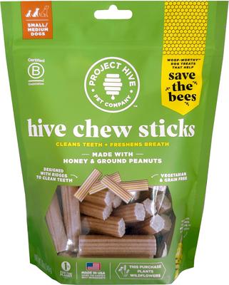 Hive Dental Stick Dog Chew Treat, Small, 12-oz bag