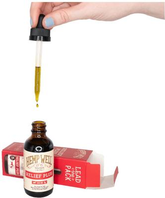 Relief Broad Spectrum Extract Oil Plus Supplement for Dogs, 2-fl oz bottle