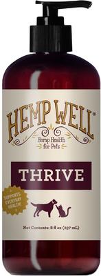 Hemp Thrive Liquid Cat & Dog Supplement, 2-fl oz bottle