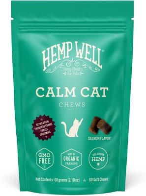 Suplemento masticable suave calmante para gatos, 60 unidades