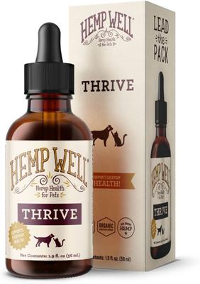 Hemp Thrive Liquid Cat & Dog Supplement, 2-fl oz bottle