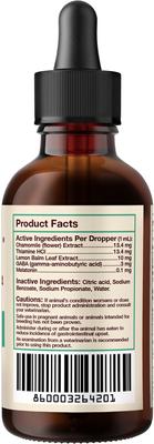 Calm Cat Anxiety Relief Liquid Cat Supplement, 2-fl oz bottle