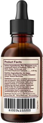 Immune Liquid Supplement for Dogs & Cat, 2-fl oz bottle