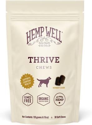 Hemp Thrive Soft Chew Dog Supplement, 8 count