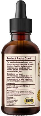Hemp Thrive Liquid Cat & Dog Supplement, 2-fl oz bottle