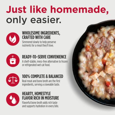 Gently Cooked Meals Chicken Wet Cat Food, 3.5-oz pouch, case of 24