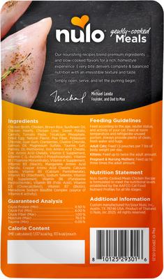 Gently Cooked Meals Chicken Wet Cat Food, 3.5-oz pouch, case of 24