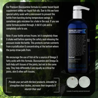 Premium Dream Glucosamine Dog & Cat Liquid Supplement, Natural Unflavored, 32-fl oz bottle