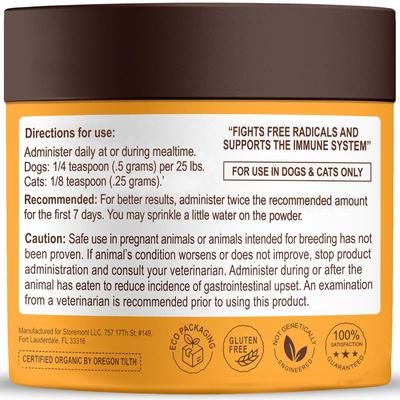 Buddy Guard Mushroom Powder Immune Support Supplement for Dogs & Cats, 2.12-oz