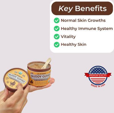 Buddy Guard Mushroom Powder Immune Support Supplement for Dogs & Cats, 2.12-oz