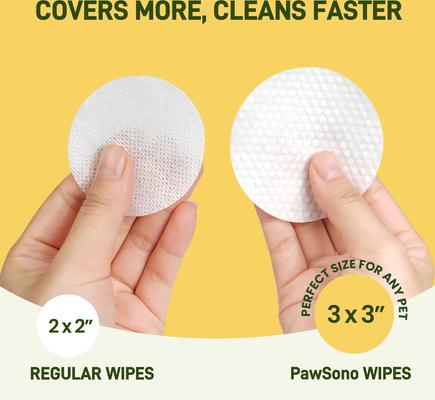 Hypoallergenic Dog & Cat Eye Wipes, 100 count