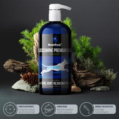 Premium Dream Glucosamine Dog & Cat Liquid Supplement, Natural Unflavored, 32-fl oz bottle