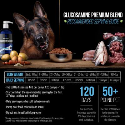 Premium Dream Glucosamine Dog & Cat Liquid Supplement, Natural Unflavored, 32-fl oz bottle