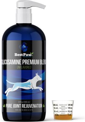 Premium Dream Glucosamine Dog & Cat Liquid Supplement, Natural Unflavored, 32-fl oz bottle