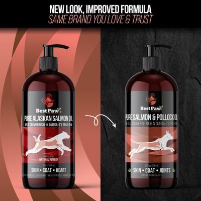 Wild Salmon & Pollock Oil Liquid Omega-3s Dog & Cat Supplement, 32-fl oz bottle