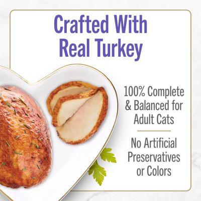 Gourmet Gravy Petites Turkey & Sweet Potato Entree Wet Cat Food, 24 Servings, 2.8-oz tray, case of 12
