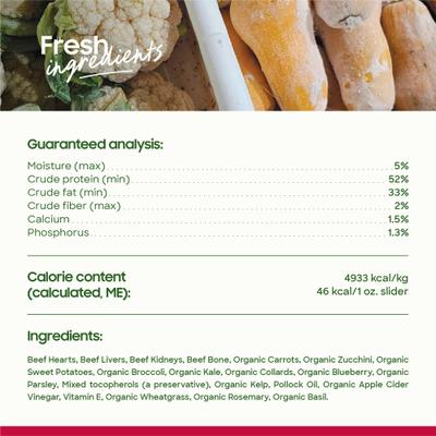 Beef Non-GMO Freeze-Dried Dog Food, 25-oz bag