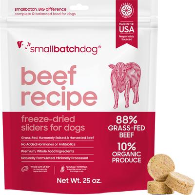 Beef Non-GMO Freeze-Dried Dog Food, 25-oz bag